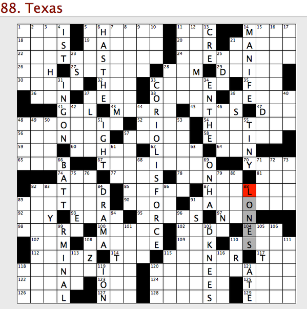 This Sunday's NYTimes Crossword Puzzle Had One of the Greatest